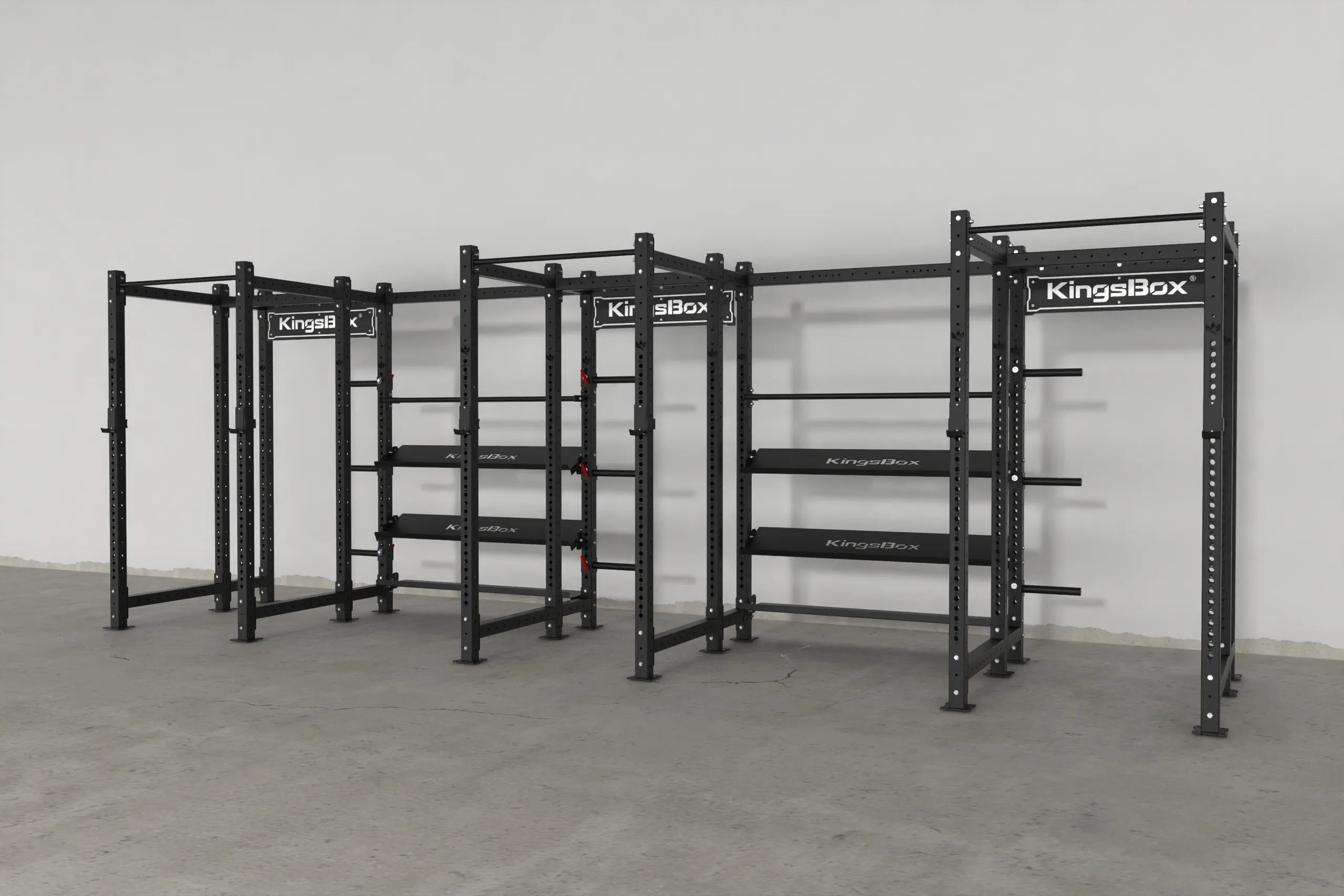 Triple Mighty Power Rack CX-37 with Storage