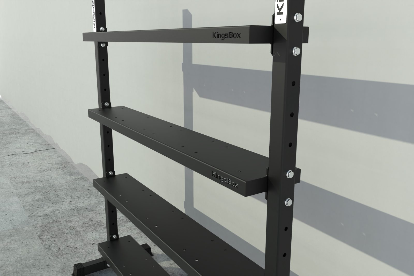 KingsBox 4 Shelf Storage Rack